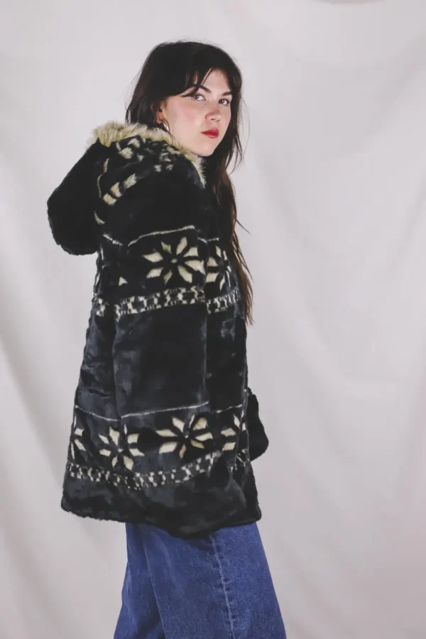Belma vintagekeinokarvatakki
