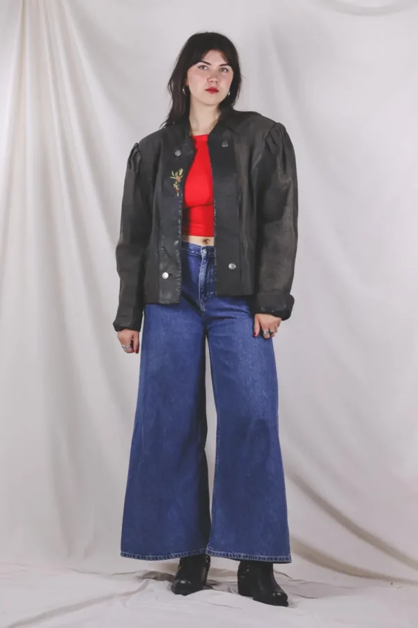 Elda vintagenahkatakki