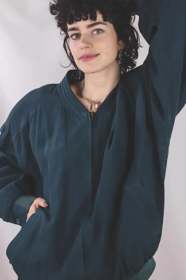 Ginny vintagesilkkitakki