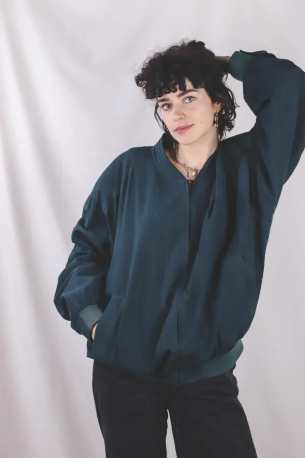Ginny vintagesilkkitakki