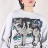 Grey wolf 90-luvun vintagecollege