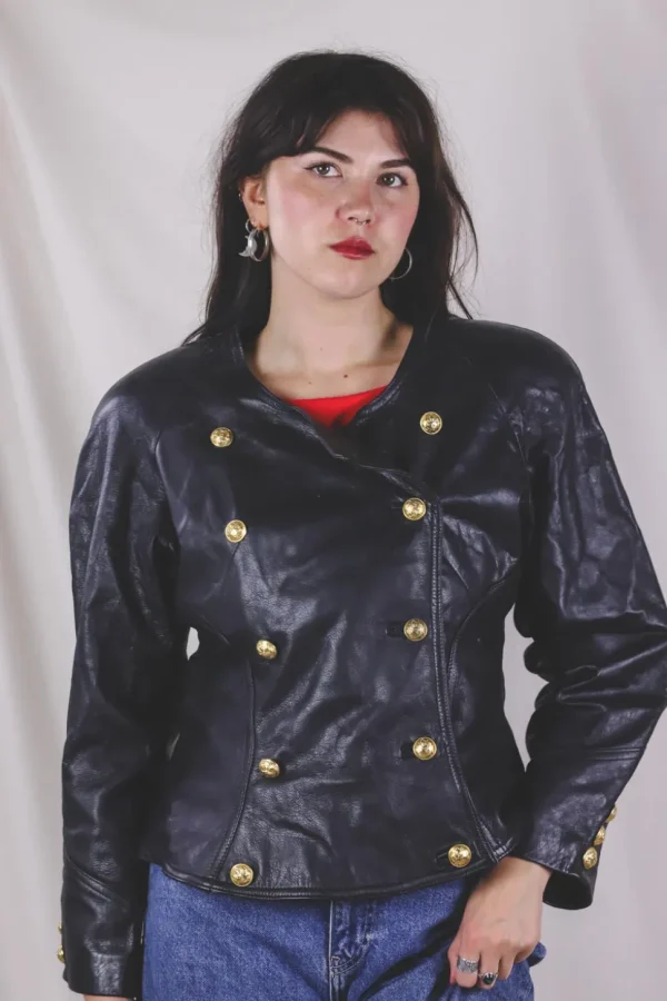 Helmina vintagenahkatakki