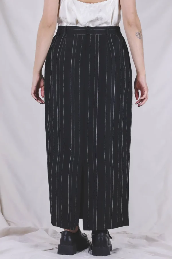 Isa kotimainen vintage-silkki-pellavahame