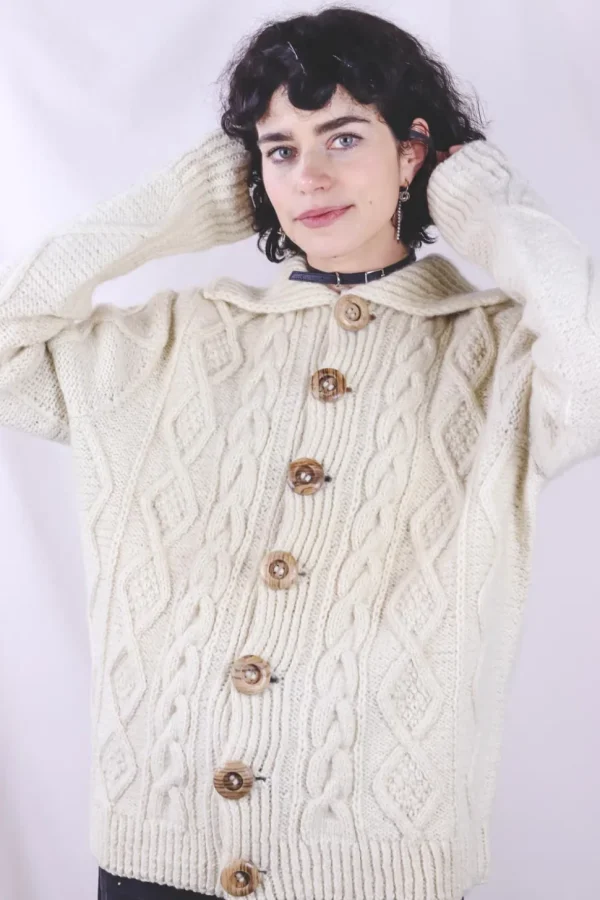 Jessi vintagevillaneuletakki