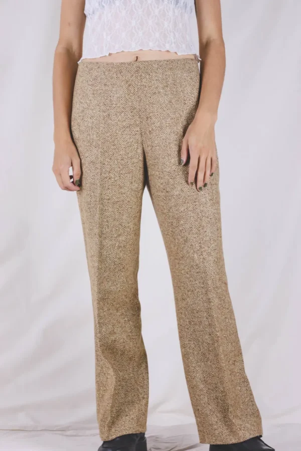 Leoni vintagesilkkivillahousut