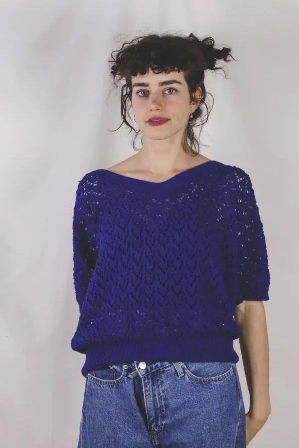 Minja vintagevirkkuuneule