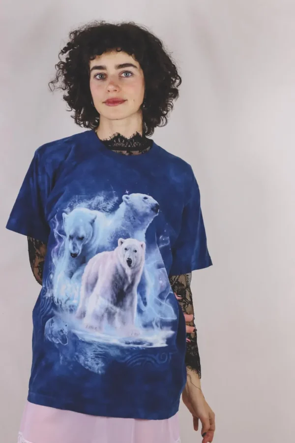 Polar bears vintage t-paita