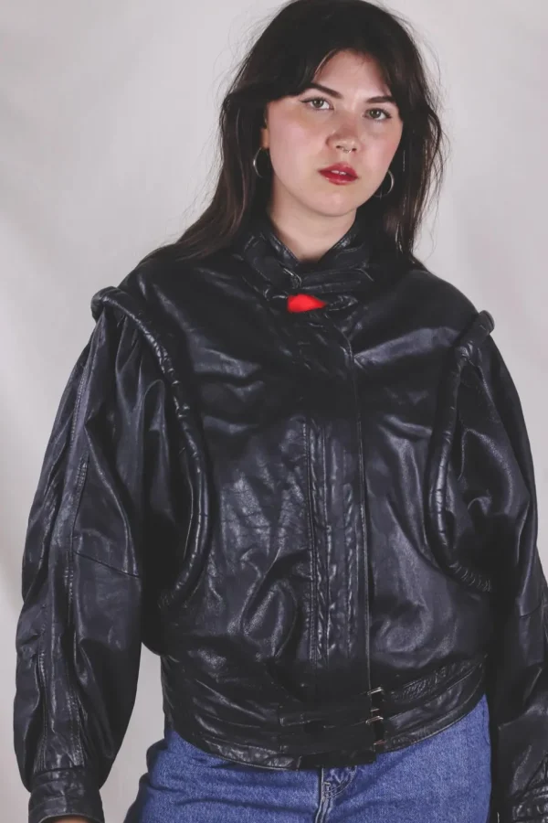 Relda vintagenahkatakki