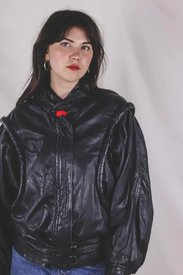 Relda vintagenahkatakki