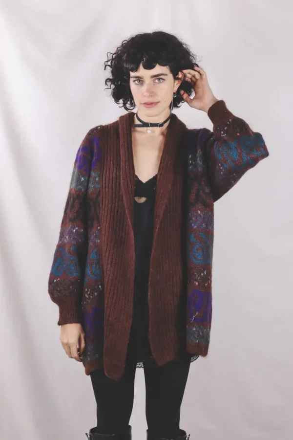 Ronya vintagevillaneuletakki