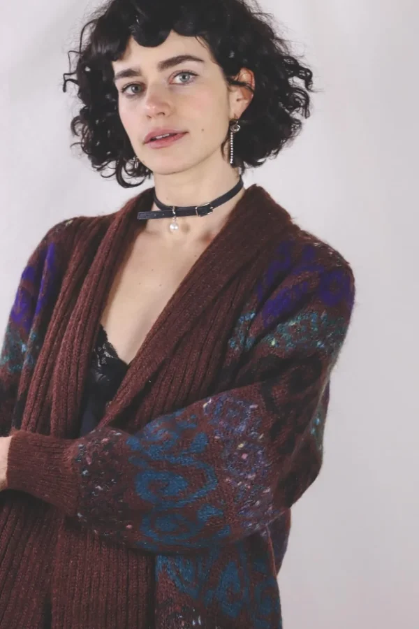 Ronya vintagevillaneuletakki